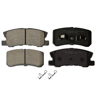 KFE868-104 - KFE Quiet Advanced Ceramic Rear Disc Brake Pad Set For BRG, BR1 Brake Code, 302mm Rotor Compatible with: 200, Sebring, Avenger, Caliber, Jeep Compass, Patriot, Mitsubishi Outlander OK