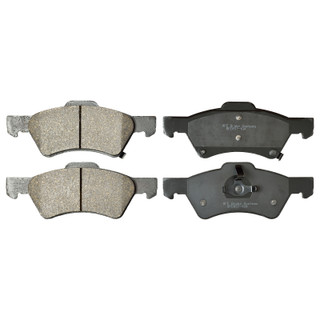 KFE857-104 - KFE Quiet Advanced Ceramic Front Disc Brake Pad Set For 2001 2002 2004-2007 Chrysler Town & Country Rear Disc; Dodge Grand Caravan Rear Disc, Caravan Rear Disc