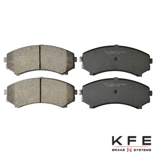 KFE867-104 - KFE Quiet Advanced Ceramic Front Disc Brake Pad Set For 2004-2011 Mitsubishi Endeavor, Montero; 2004-2004 Isuzu Rodeo, Rodeo Sport, Axiom; Honda Passport