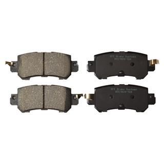 KFE1624-104 - KFE Quiet Advanced Ceramic Rear Disc Brake Pad Set For 2016-2018 Mazda CX-3, 2013-2015 CX-5