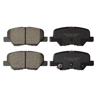 KFE1679-104 - KFE Quiet Advanced Ceramic Rear Disc Brake Pad Set For 2014-2016 Mitsubishi Outlander, 2013-2019 Outlander Sport; 14-16 Mazda 3 Vin # Starting w/ 3, 14-15 Mazda 6