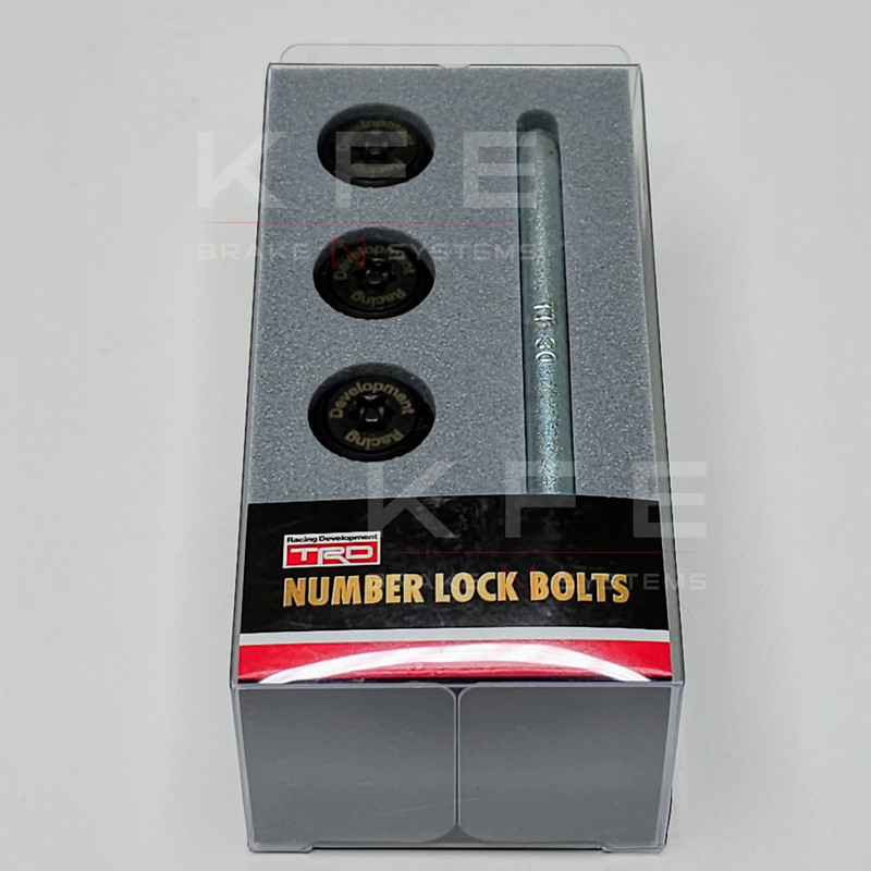 Toyota Racing Development TRD License Plate Bolt Number Lock M6x1 MS010-00017