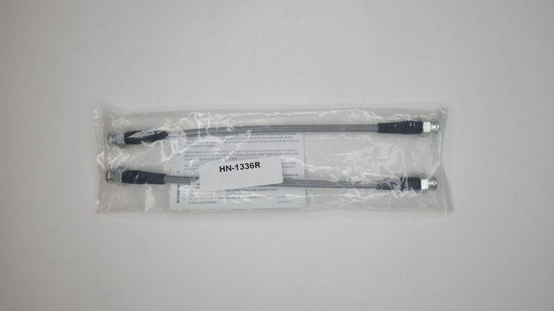 Techna-Fit Stainless Steel Braided Brake Lines REAR For 2001-2005 Honda Civic EX Drum Brake