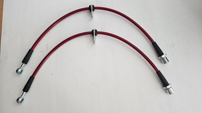 Techna-Fit Stainless Steel Braided Brake Lines FRONT and REAR For 2022 Subaru WRX