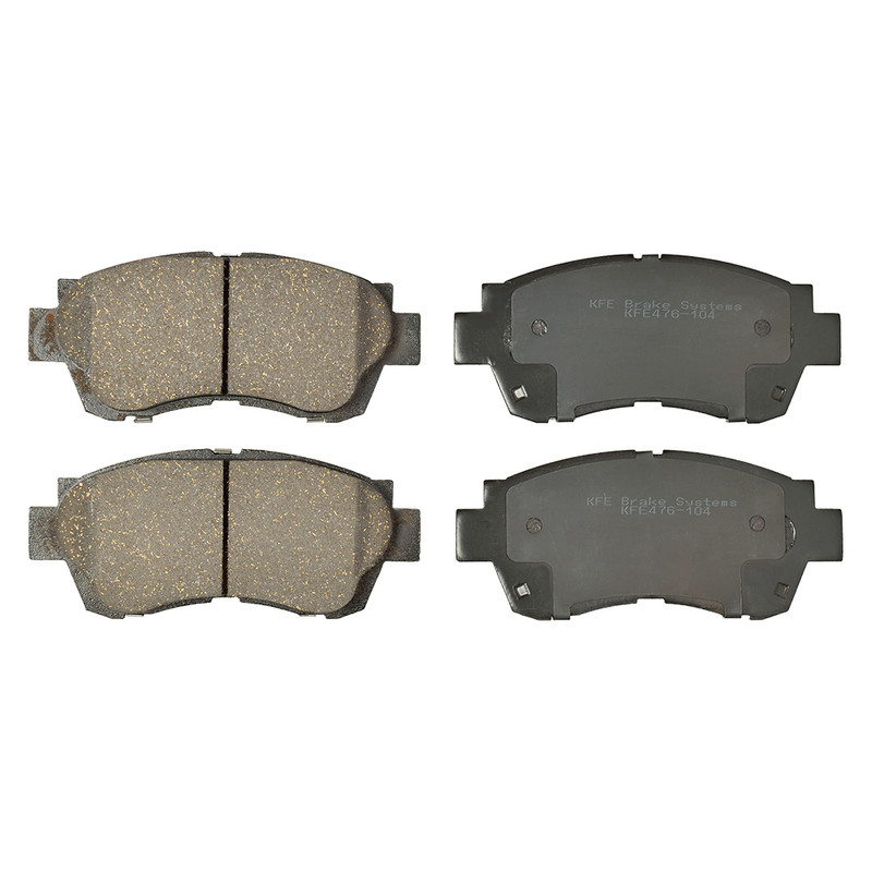 KFE476-104 - KFE Quiet Advanced Ceramic Front Disc Brake Pad Set For 1998-2003 Toyota Sienna, Camry, Avalon, Celica; Lexus SC300, ES300, LS400