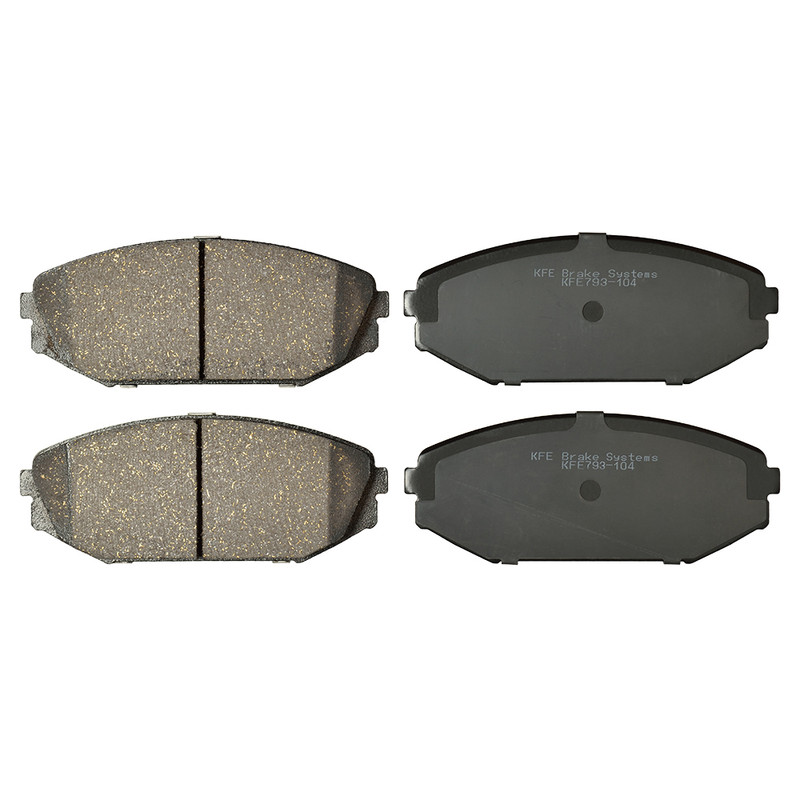 KFE793-104: KFE Ultra Quiet Advanced Ceramic Front Disc Brake Pad Set For 1999-2004 Honda Odyssey; 2001-2002 Acura MDX