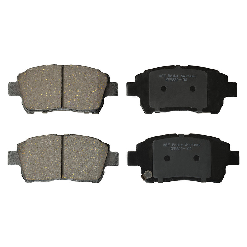 KFE822-104 - KFE Quiet Advanced Ceramic Front Disc Brake Pad Set For 2001-2009 Toyota Prius, Echo, MR2 Spyder, Celica GT; Scion xA, xB, iQ