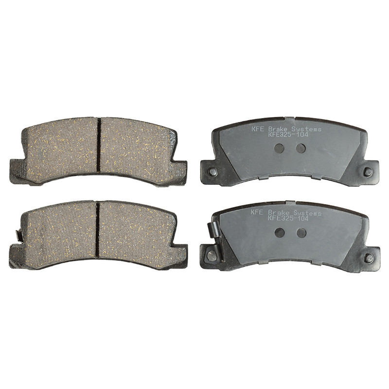 KFE325-104 - KFE Quiet Advanced Ceramic Rear Disc Brake Pad Set For Toyota Camry, Solara, Celica; Lexus ES250, ES300, RX300; Geo Prizm