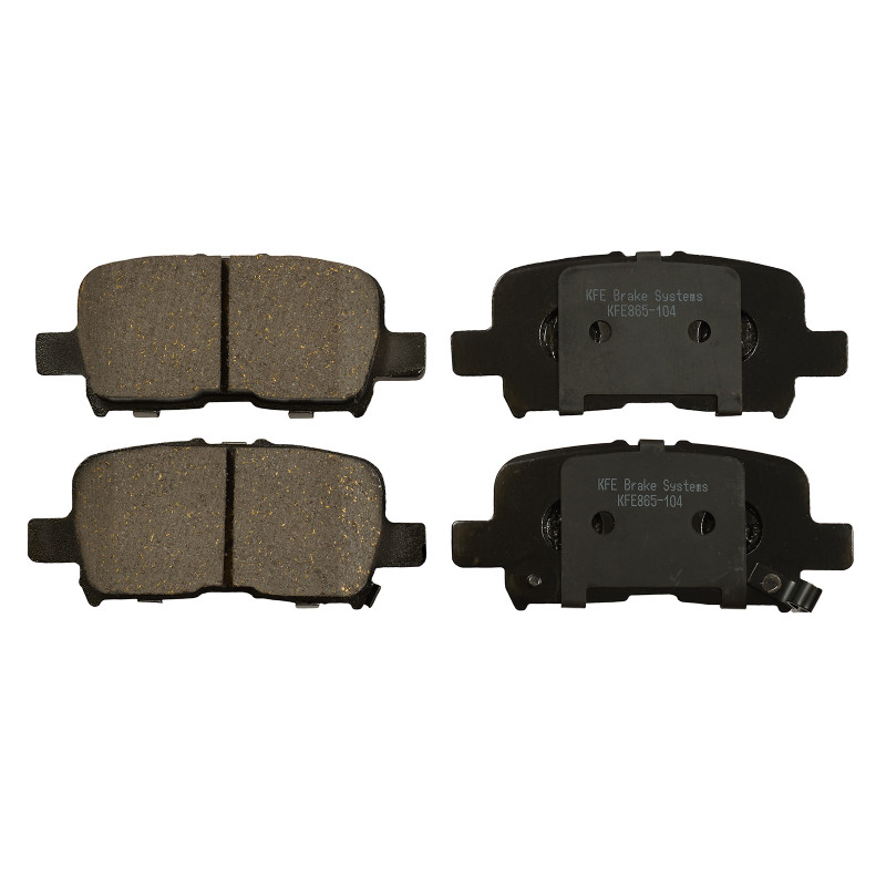 KFE865-104 - KFE Quiet Advanced Ceramic Rear Disc Brake Pad Set For 2002-2004 Honda Odyssey, 2003-2008 Pilot; 2001-2006 Acura MDX