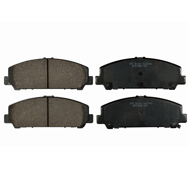 KFE1509-104 - KFE Quiet Advanced Ceramic Front Disc Brake Pad Set For 2008-2015 Nissan Titan, Armada; Infiniti QX56, QX80