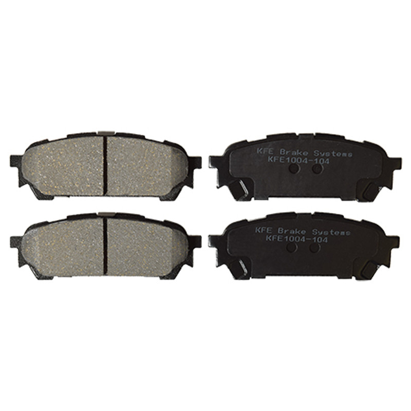 KFE1004-104 - KFE Quiet Advanced Ceramic Rear Disc Brake Pad Set For Subaru Forester, Impreza; Saab 9-2X