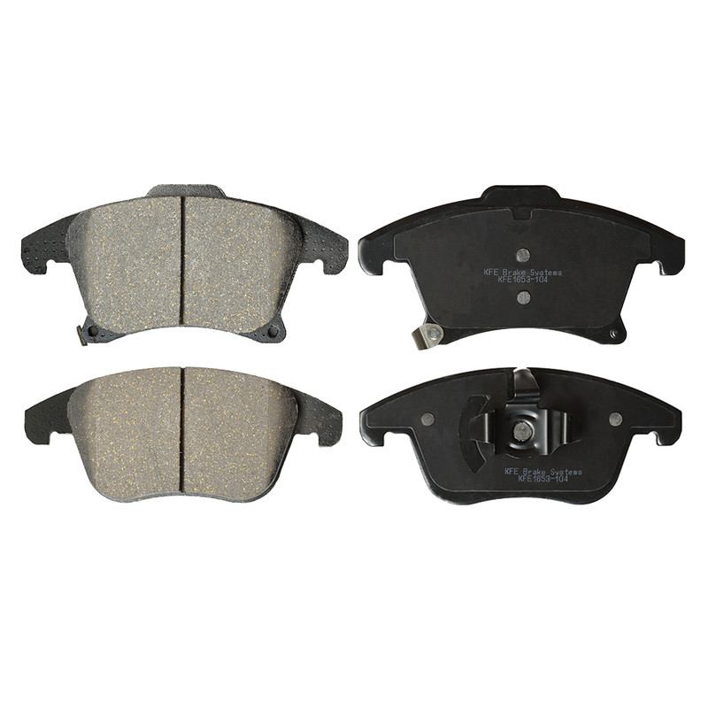 KFE1653-104 - KFE Quiet Advanced Ceramic Front Disc Brake Pad Set For 2013-2018 Ford Fusion; 2013-2018 Lincoln MKZ