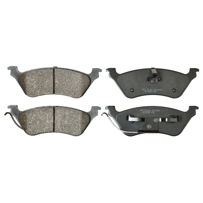 KFE858-104 - KFE Quiet Advanced Ceramic Rear Disc Brake Pad Set For 2001-2007 Chrysler Town & Country; 2001-2007 Dodge Grand Caravan, Caravan