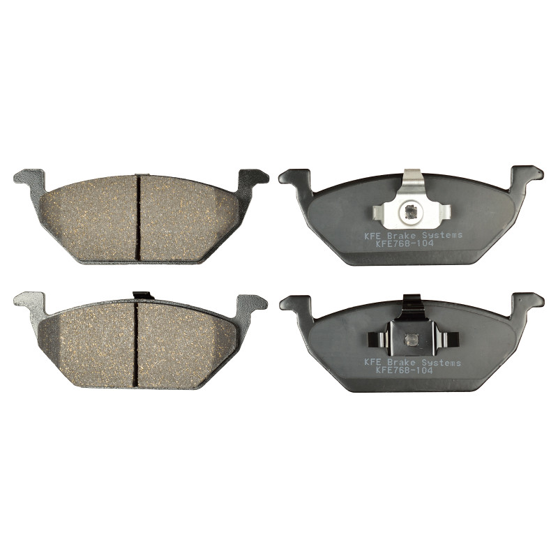 KFE768-104 - KFE Quiet Advanced Ceramic Front Disc Brake Pad Set For Volkswagen Jetta, Beetle