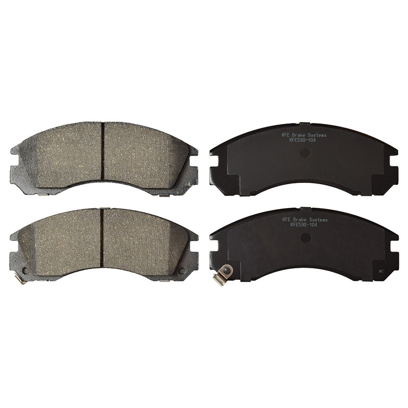 KFE530-104 - KFE Quiet Advanced Ceramic Front Disc Brake Pad Set For Mitsubishi Montero, Outlander, Eclipse; Laser; Talon; Dodge Stealth