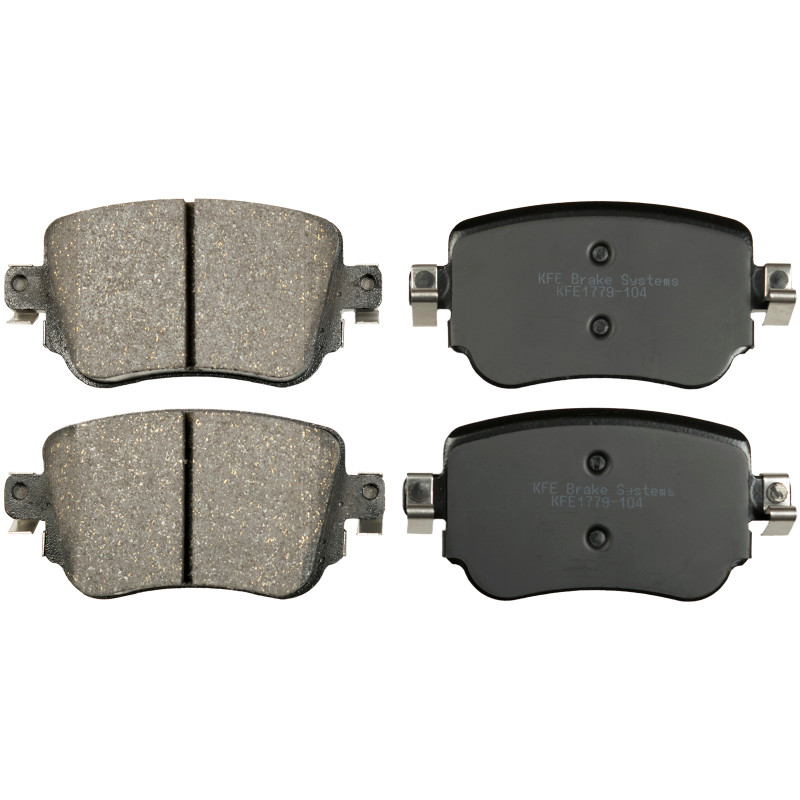 KFE1779-104 - KFE Quiet Advanced Ceramic Rear Disc Brake Pad Set For 2016-2019 Volkswagen Passat, Golf SportWagen, GTI