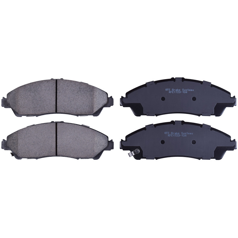 KFE1723-104 - KFE Quiet Advanced Ceramic Front Disc Brake Pad Set For 2016-2020 Honda Pilot 17-20 Ridgeline 14-20 Acura MDX