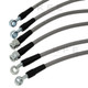 Techna-Fit Stainless Steel Braided Brake Lines FRONT and REAR For 2010-2013 Acura ZDX
