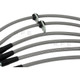 Techna-Fit Stainless Steel Braided Brake Lines FRONT and REAR For 2010-2013 Acura ZDX