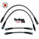 Techna-Fit Stainless Steel Braided Brake Lines FRONT and REAR For 1965-1968 Porsche 911