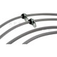 Techna-Fit Stainless Steel Braided Brake Lines FRONT and REAR For 2007-2017 Lexus LS460