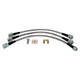 Techna-Fit Stainless Steel Braided Brake Lines FRONT and REAR For 1984-1991 Jeep Grand Wagoneer