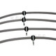 Techna-Fit Stainless Steel Braided Brake Lines FRONT and REAR For 2023-2025 Acura Integra A-Spec Base  2022-2025 Honda Civic Si