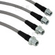 Techna-Fit Stainless Steel Braided Brake Lines FRONT and REAR For 2019-2024 BMW 320i 330i G20 430i G22