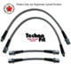 Techna-Fit Stainless Steel Braided Brake Lines FRONT and REAR For 1995-1998 Porsche 911 993 Techna-Fit Stainless Steel Braided Brake Lines FRONT and REAR For 1995-1998 Porsche 911 993