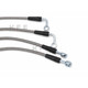 Techna-Fit Stainless Steel Braided Brake Lines FRONT and REAR For 2022-2006 Toyota GR86 Subaru BRZ Non-Brembo