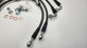 Techna-Fit Stainless Steel Braided Brake Lines FRONT and REAR For 1991-1994 Infiniti G20 OPEN BOX