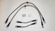 Techna-Fit Stainless Steel Braided Brake Lines FRONT and REAR For 2009-2018 Toyota Corolla Drum Brakes OPEN BOX NO RETURN