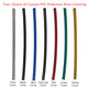 Techna-Fit Stainless Steel Braided Brake Lines Color Choice