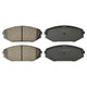 KFE793-104: KFE Ultra Quiet Advanced Ceramic Front Disc Brake Pad Set For 1999-2004 Honda Odyssey; 2001-2002 Acura MDX