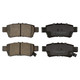 KFE1088-104 - KFE Quiet Advanced Ceramic Rear Disc Brake Pad Set For 2005 2006 2007 2008 2009 2010 Honda Odyssey