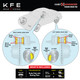 KFE Brake Systems QuietAdvanced Ceramic Disc Brake Pad Set Rear
