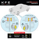 KFE Brake Systems QuietAdvanced Ceramic Disc Brake Pad Set Front