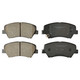 KFE1543-104 - KFE Quiet Advanced Ceramic Front Disc Brake Pad Set For 2011-2016 Hyundai Elantra, Elantra GT, Elantra Coupe; 2014-2016 Kia Forte, Forte Koup