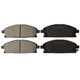 KFE855-104 - KFE Quiet Advanced Ceramic Front Disc Brake Pad Set For 1996-2004 Nissan Pathfinder, 2004-2009 Quest; Q45, QX4; MDX