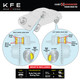 KFE813-104 - KFE Ultra Quiet Advanced Ceramic Rear Disc Brake Pad Set For Hyundai Sonata, Santa Fe, Elantra, Azera, Tucson, XG300, XG350; KIA Optima, Sportage, Amanti