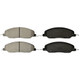 KFE1081-104 - KFE Quiet Advanced Ceramic Front Disc Brake Pad Set For 2005 2006 2007 2008 2009 2010 Ford Mustang Exclude Shelby & Brembo Caliper