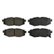 KFE1124-104 - KFE Quiet Advanced Ceramic Rear Disc Brake Pad Set For Subaru Outback, Forester, Legacy, Tribeca, BRZ; FR-S; Toyota 86