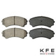 KFE867-104 - KFE Quiet Advanced Ceramic Front Disc Brake Pad Set For 2004-2011 Mitsubishi Endeavor, Montero; 2004-2004 Isuzu Rodeo, Rodeo Sport, Axiom; Honda Passport