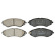 KFE1035-104 - KFE Quiet Advanced Ceramic Front Disc Brake Pad Set For Chevrolet Aveo, Spark; Pontiac G3 Wave; Suzuki Forenza, Reno, Swift+