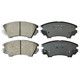 KFE1404-104 - KFE Quiet Advanced Ceramic Front Disc Brake Pad Set For 2010-2014 Chevrolet Camaro LT LS, 2011 2013-2