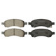 KFE1169A-104 - KFE Quiet Advanced Ceramic Front Disc Brake Pad Set For 2009-2017 Chevrolet Traverse; 2007-2016 GMC Acadia; 2008-2017 Buick Enclave; Saturn Outlook