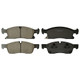 KFE1455-104 - KFE Quiet Advanced Ceramic Front Disc Brake Pad Set For 11-13 Jeep Grand Cherokee; 11 Dodge Durango; (14-16 Grand Cherokee + 12-16 Durango #0317, BRY,STD Brakes)