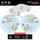 KFE Brake Systems QuietAdvanced Ceramic Disc Brake Pad Set Front