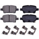 KFE1857-104 - KFE Quiet Advanced Ceramic Rear Disc Brake Pad Set For Chevrolet Cruze Equinox GMC Terrain Bolt EV Volt Buick LaCrosse Regal TourX Malibu