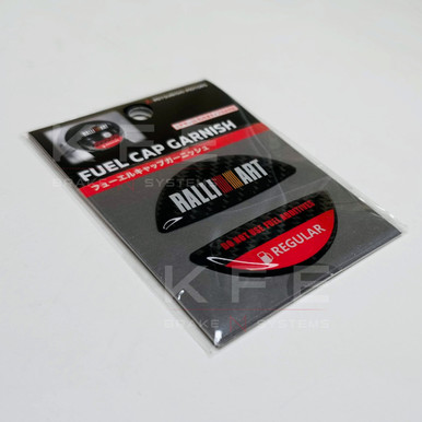 【廃盤　未使用】RALLI ART Fuel Cap Cover Rallliart_Fuel_Cap_Garnish_Reg